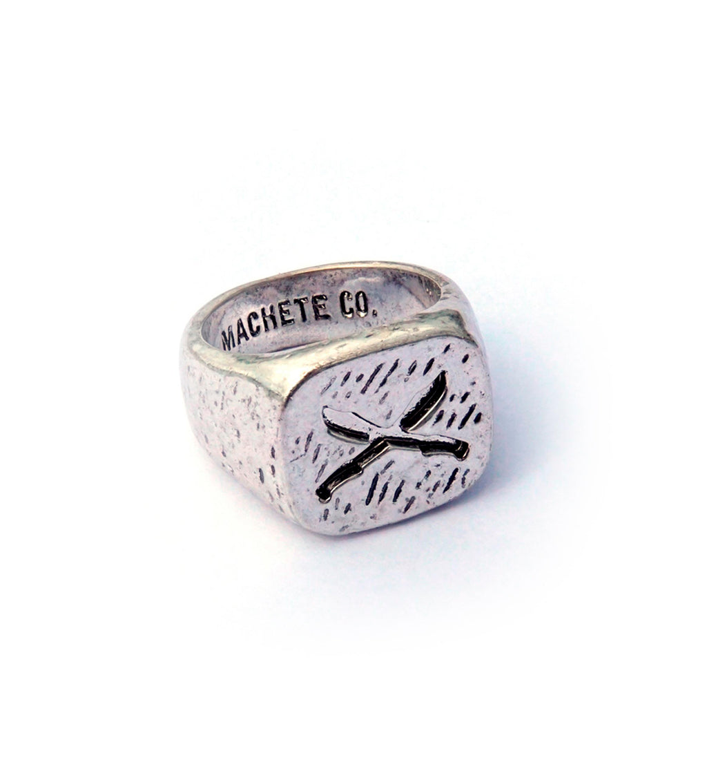 Machete Silver Ring