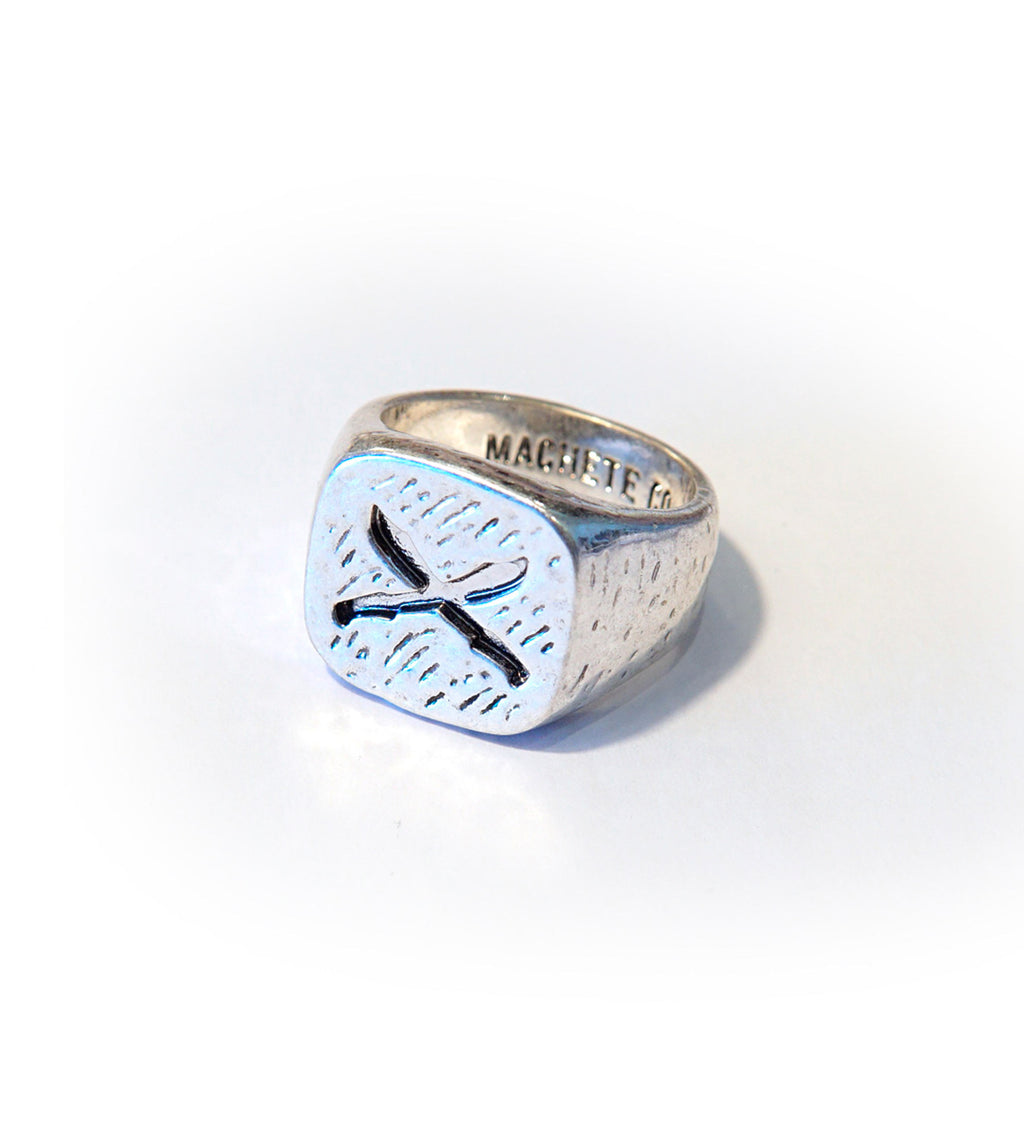 Machete Silver Ring