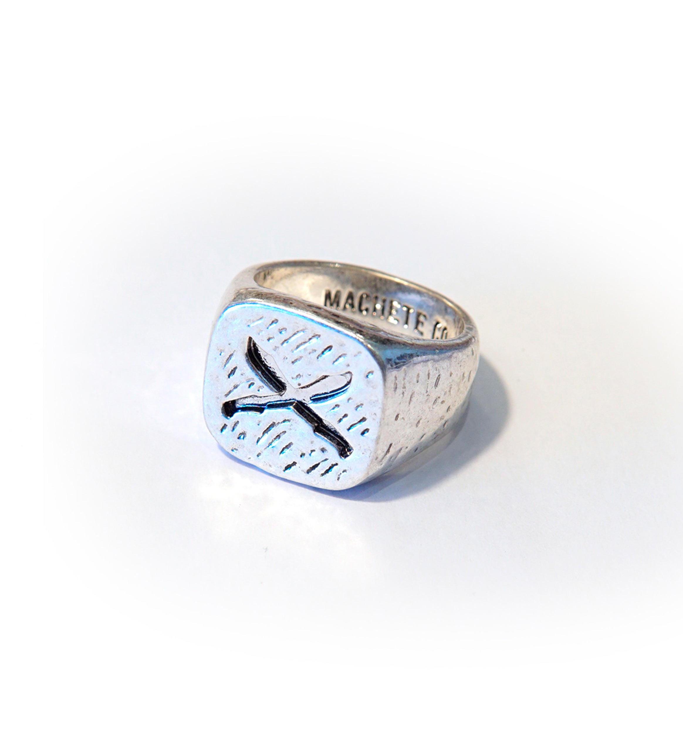 Machete Silver Ring