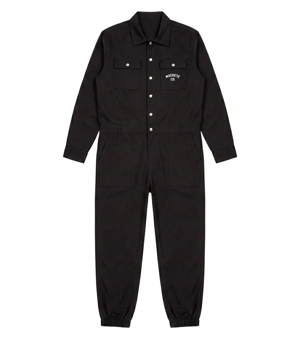 BLACK RACING SUIT