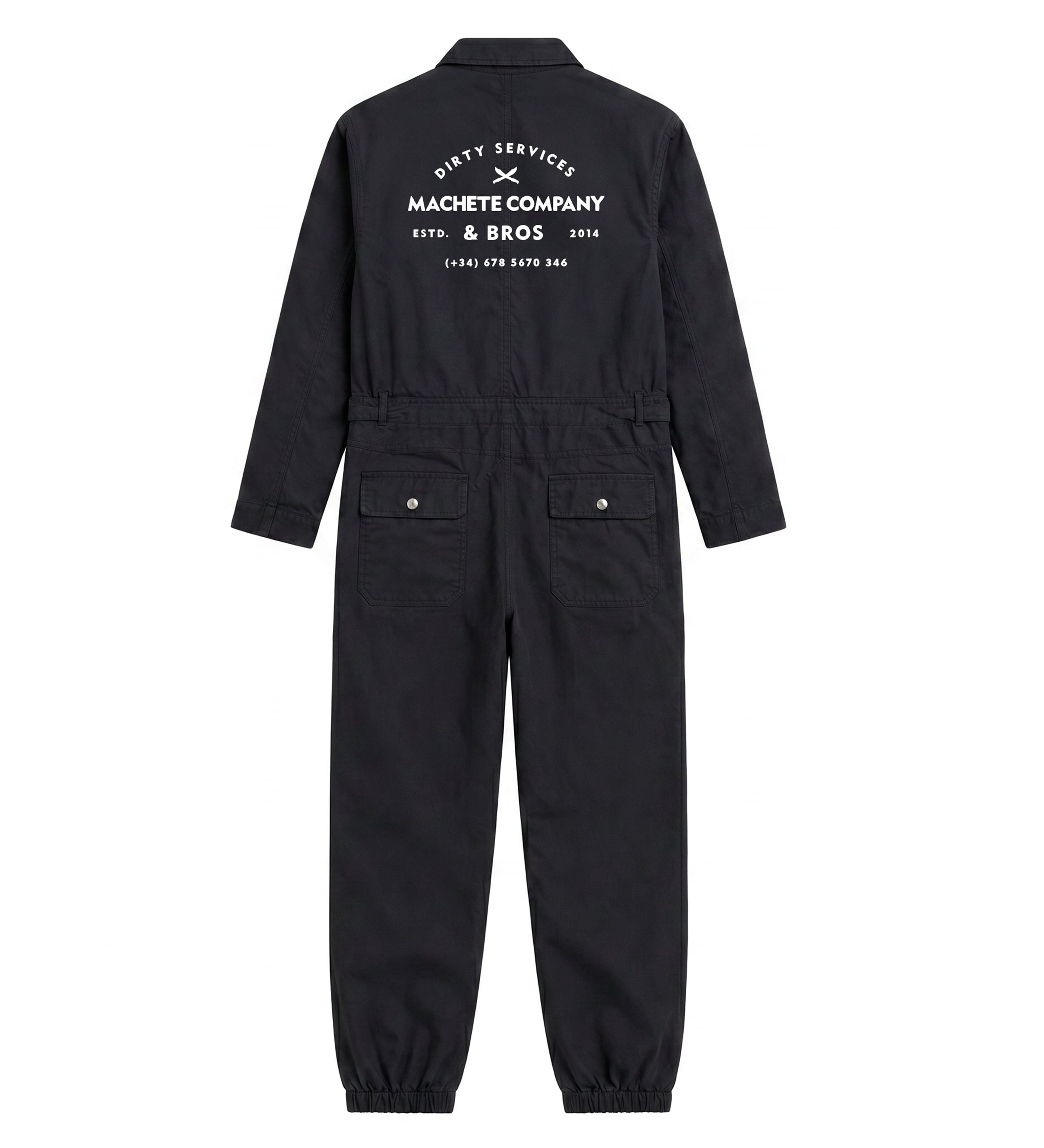 BLACK RACING SUIT